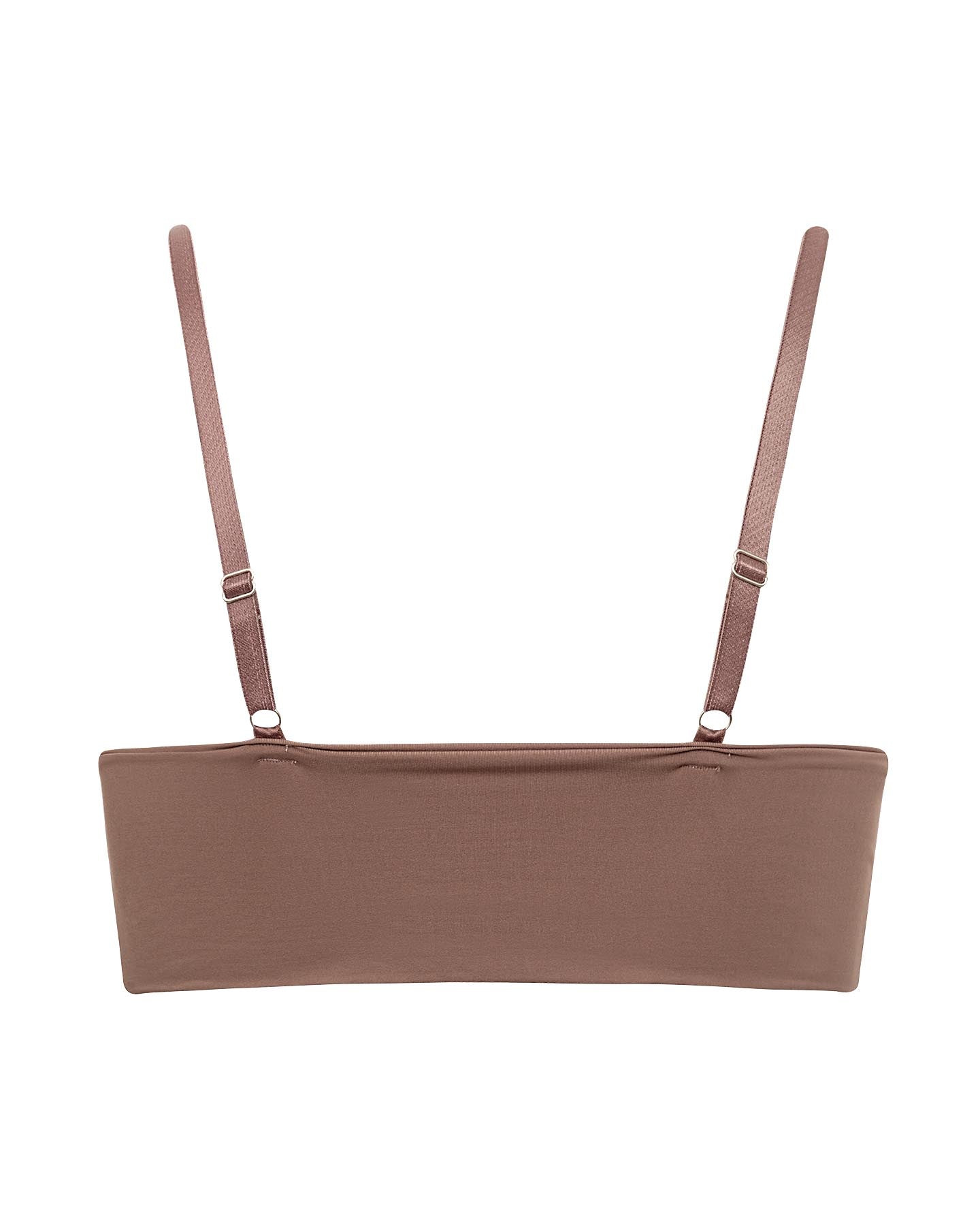 Top Triângulo Microfibra Marcela Chocolate