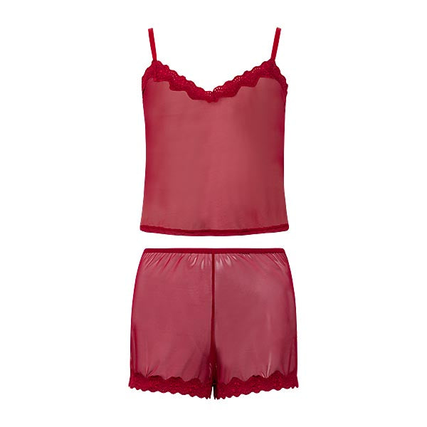 Shortdoll em Tule Vermelho Vício