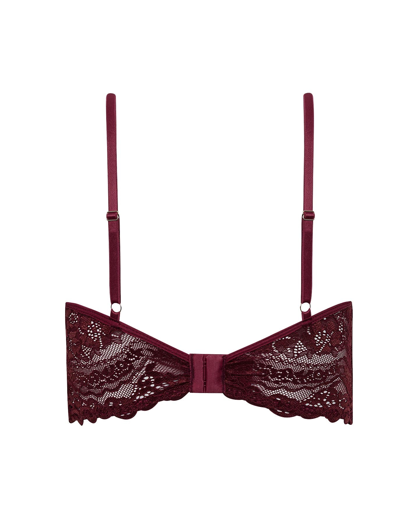 Corset Com Aro Em Renda Bordô Helena