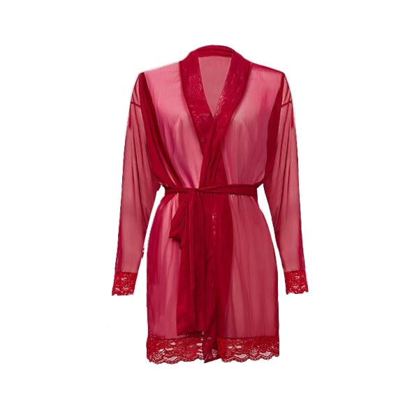 Robe em Tule Vermelho Essência