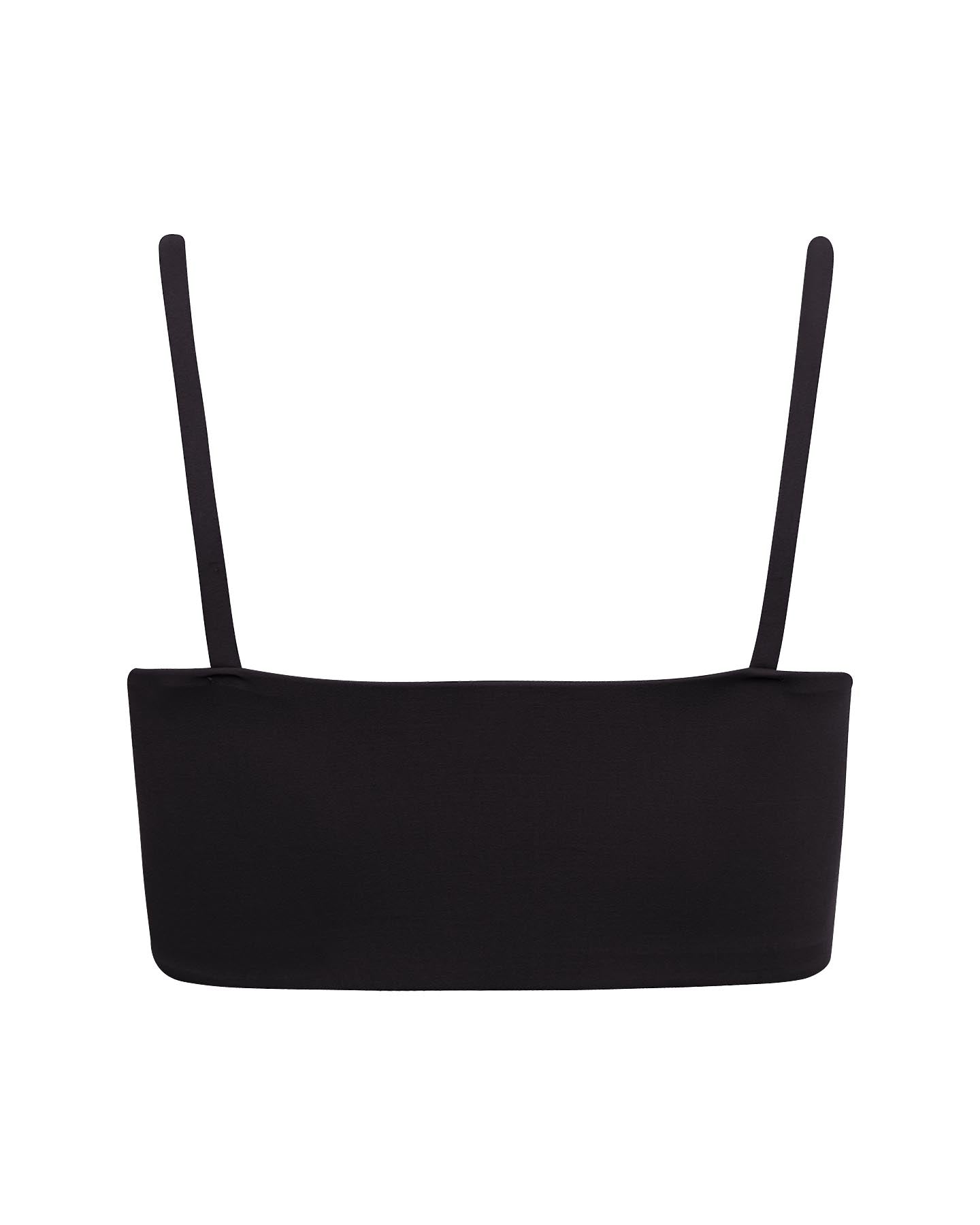 Top Reto Microfibra Isabela Preto