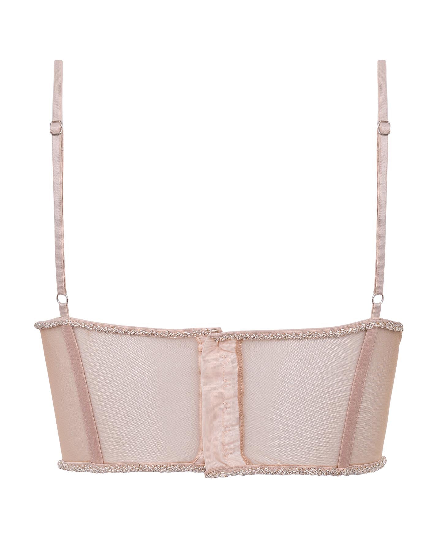 Corset Iris Bordado Prata