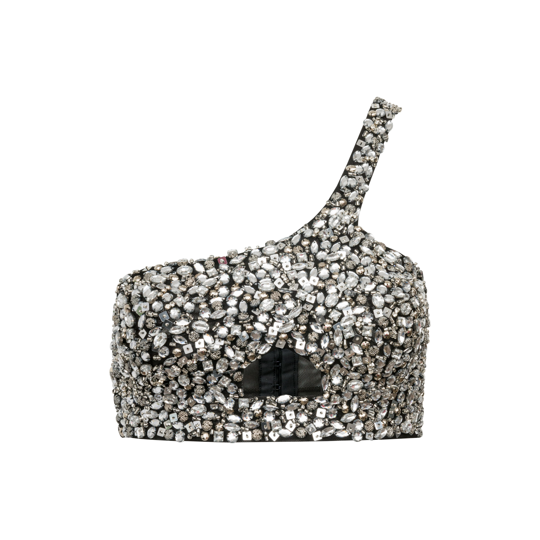 Top 7 Anos Bordado Prata e Preto