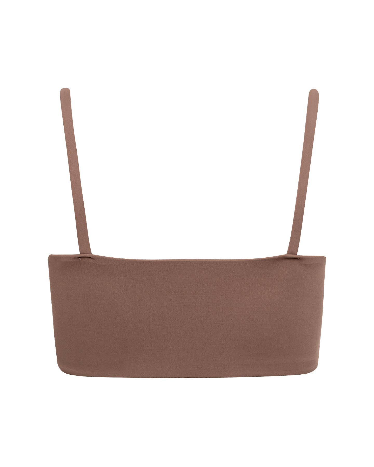 Top Reto Microfibra Isabela Chocolate