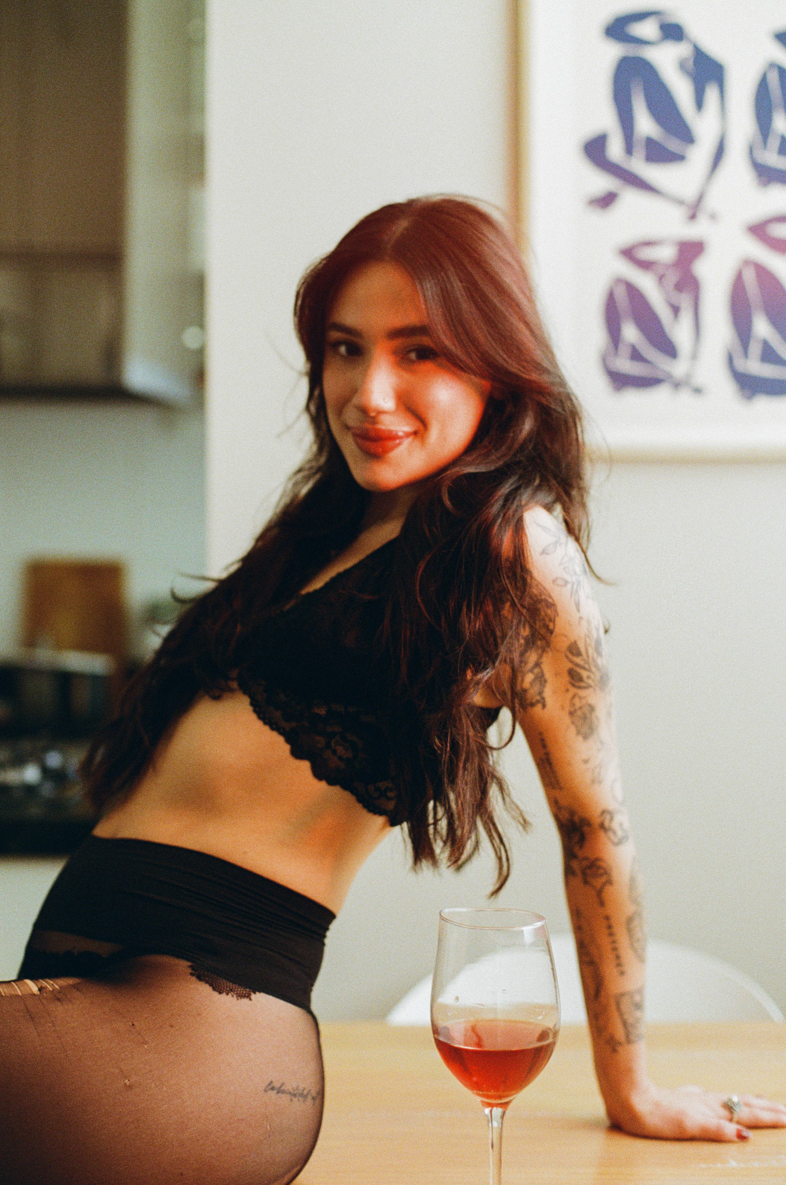 Top De Renda Com Decote Frontal Cloe