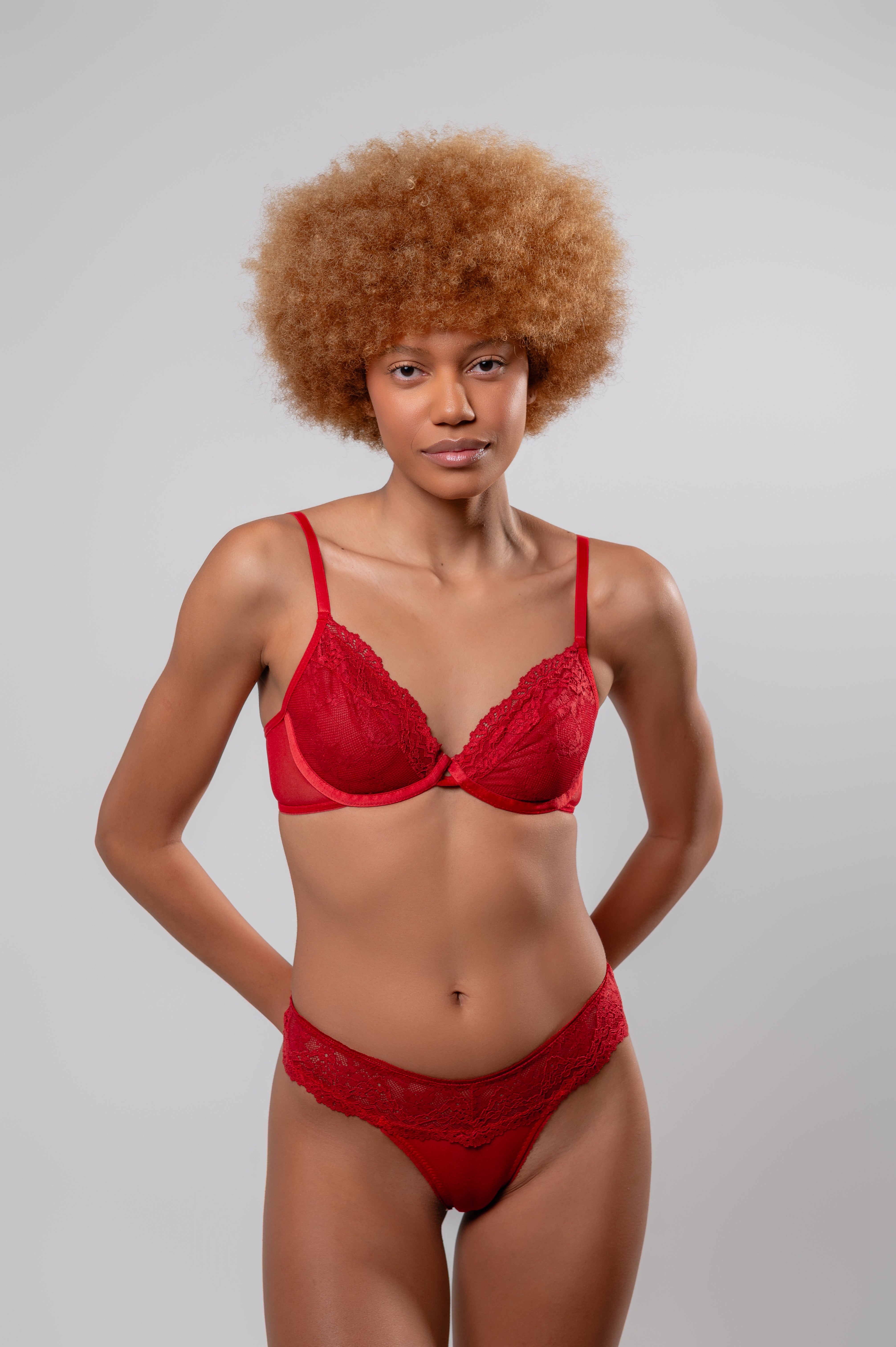 Combo Conjunto Frida Branco + Vermelho