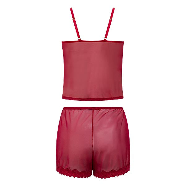 Shortdoll em Tule Vermelho Vício