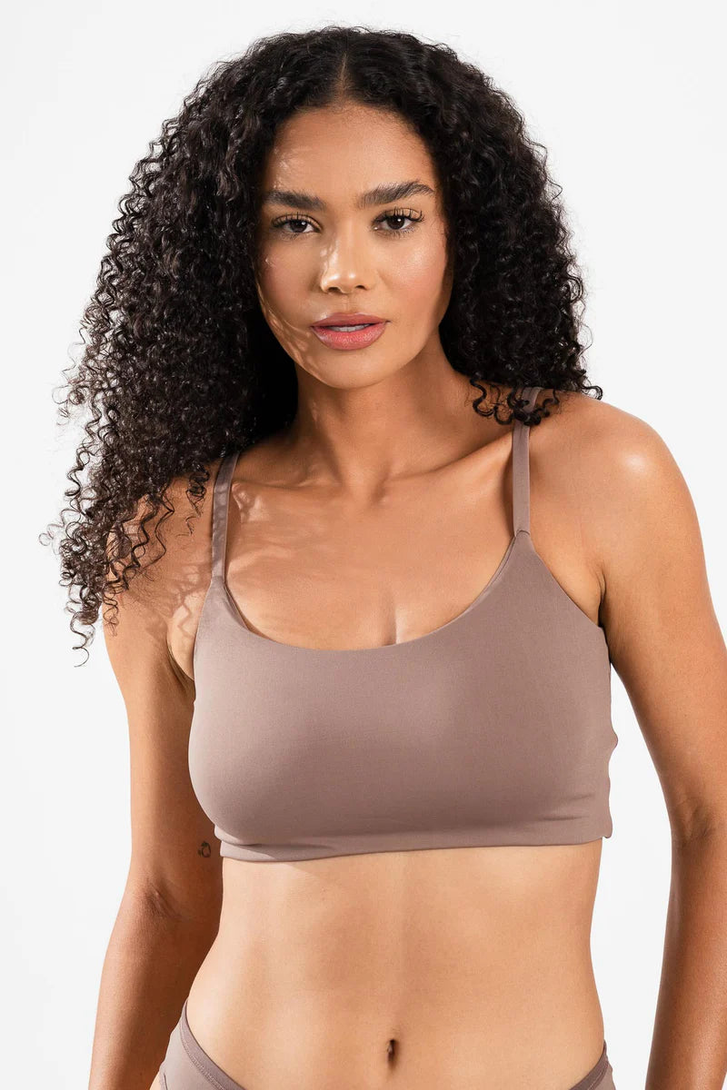 Combo Top Isabela Chocolate + Top Isabela Preto