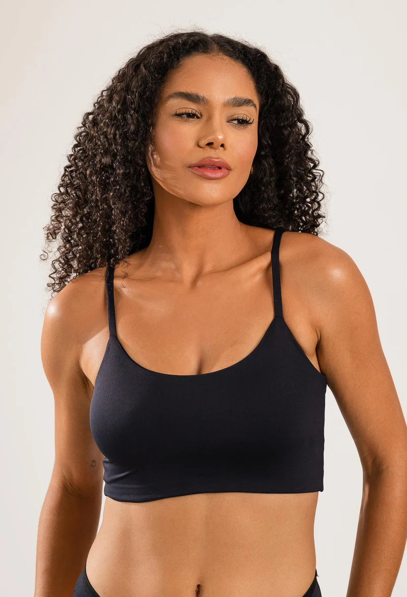 Combo Top Isabela Chocolate + Top Isabela Preto