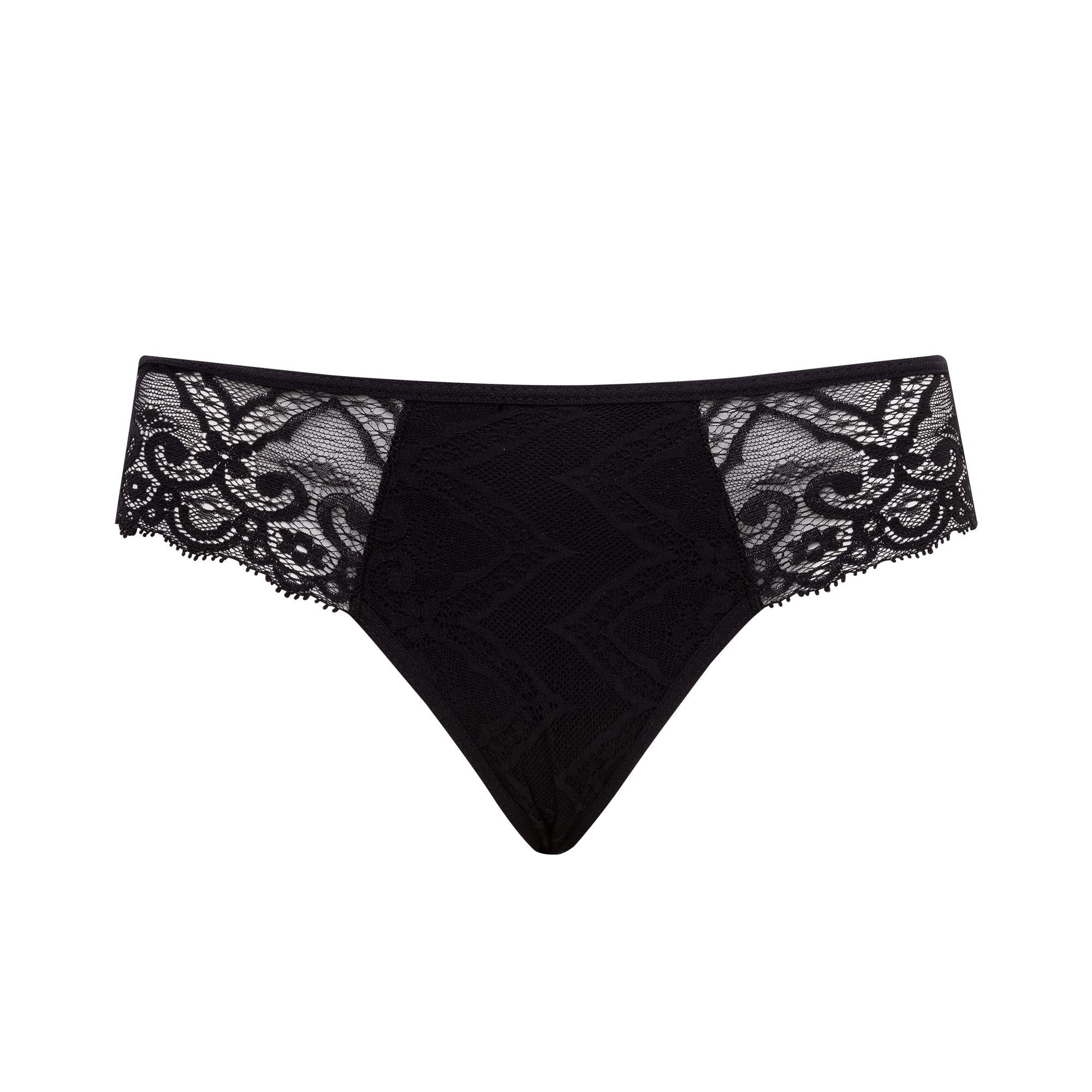 Calcinha em Renda Preto Mães