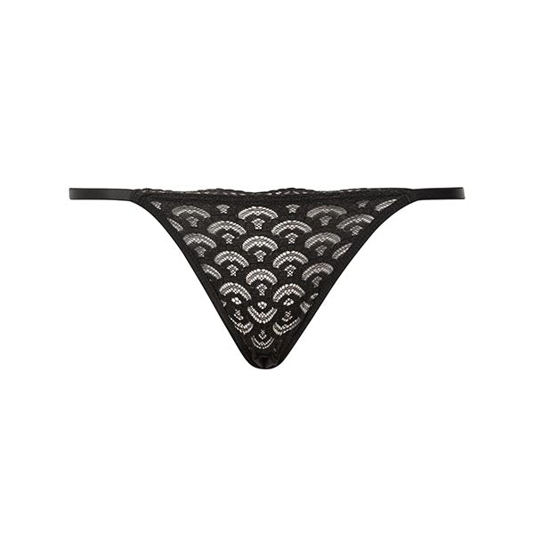 Kit 3 Calcinhas Regulagem Em Renda Preto, Branco e Vermelho