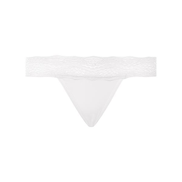 Kit 3 Calcinhas Tradicional Em Renda Preto, Branco e Rosa