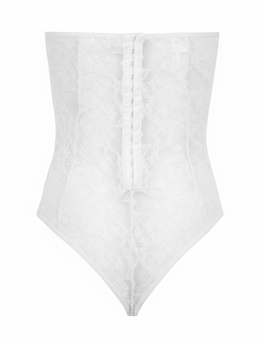 Body Em Renda Tomara Que Caia Branco