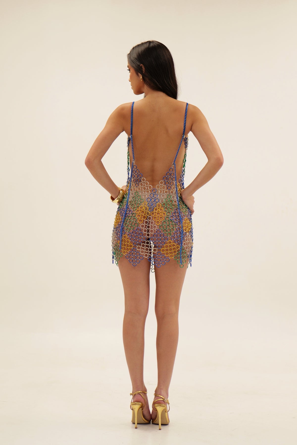Vestido Hexa Bordado