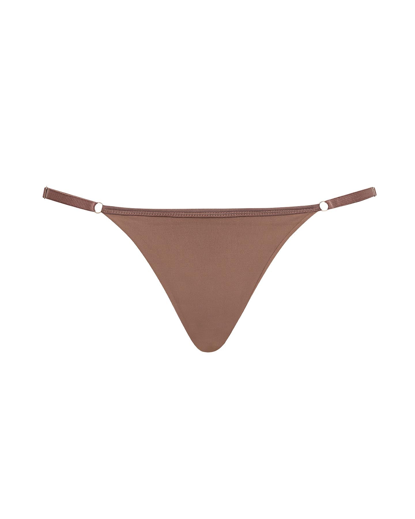 Calcinha Regulagem Fio Duplo Luna Chocolate