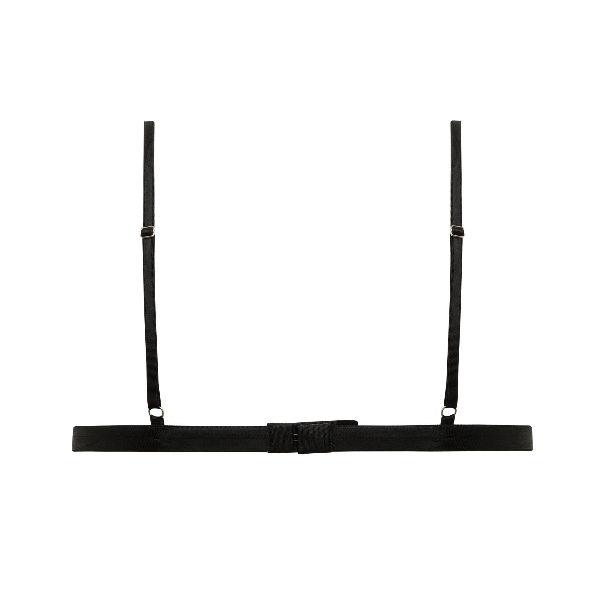 Top Camarote Bordado Preto